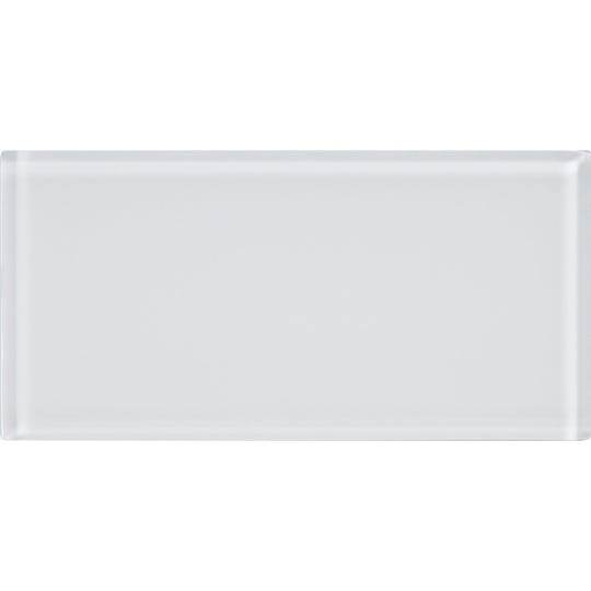 Arctic Clear Glass 20 x 10cm Wall Tile - alternate view