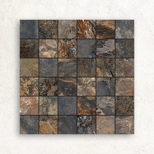 Ardesia Natural 5x5cm Mosaic