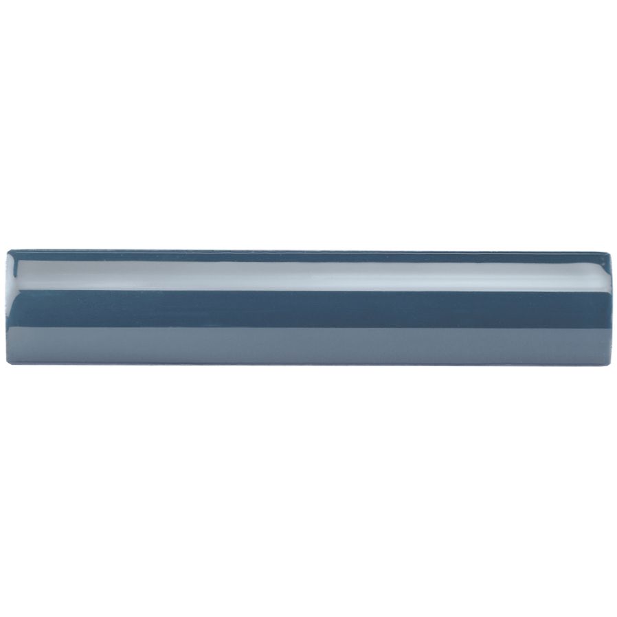 Ascot Blue External Corner Ceramic Wall Tile 152x30mm - Gloss