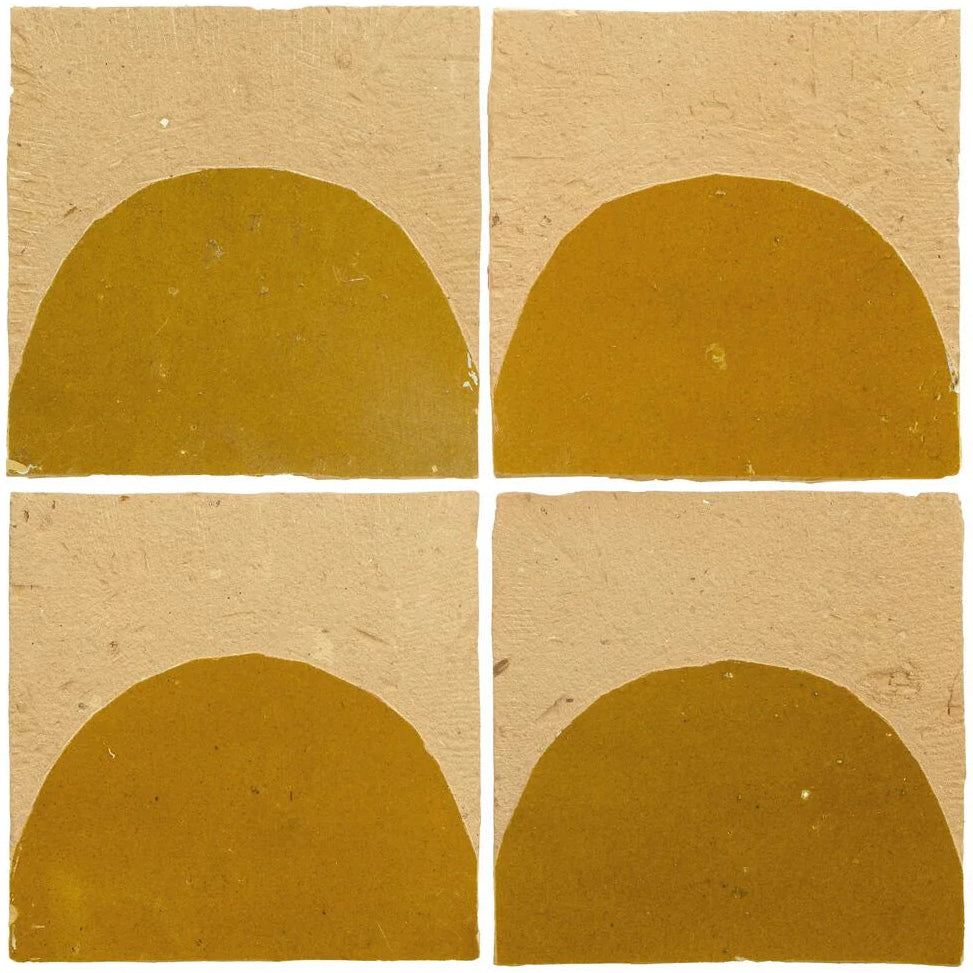 Medina Ochre Belen Handmade Moroccan Zellige Tile