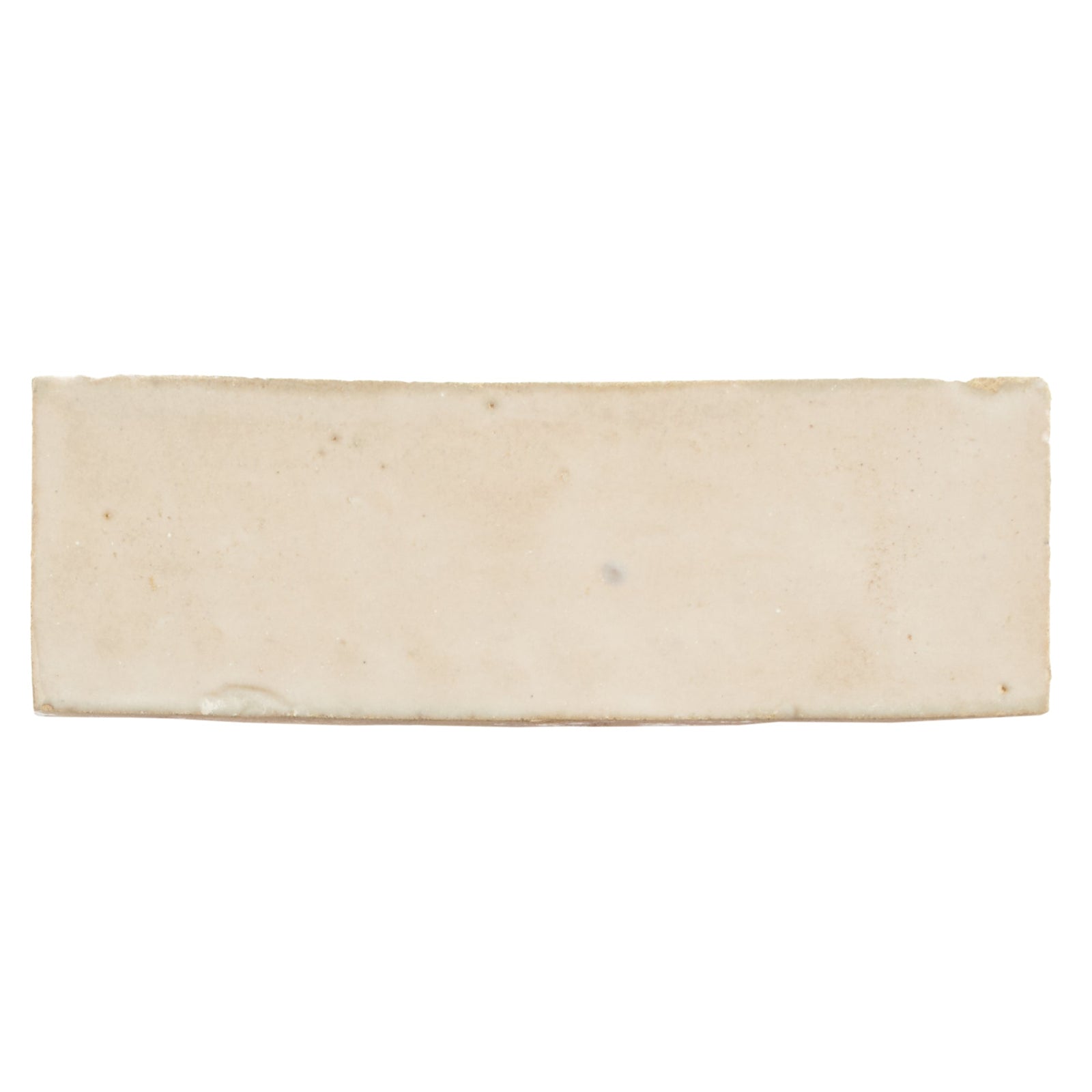 Medina Cloudy White Rectangle Handmade Moroccan Zellige Tile – detail view 5