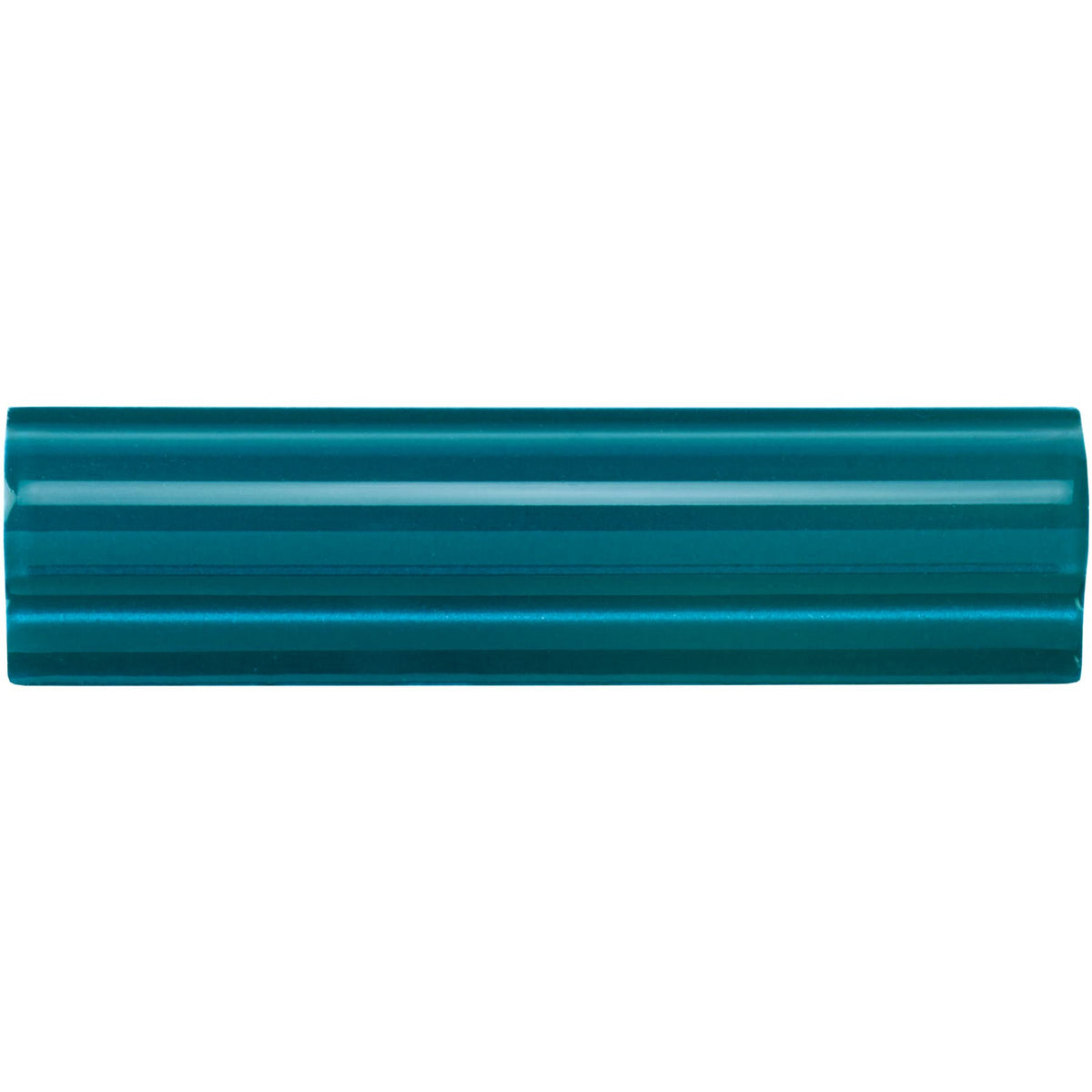 Baroque Blue Albert Moulding Ceramic Wall Tile 152x40mm - Gloss