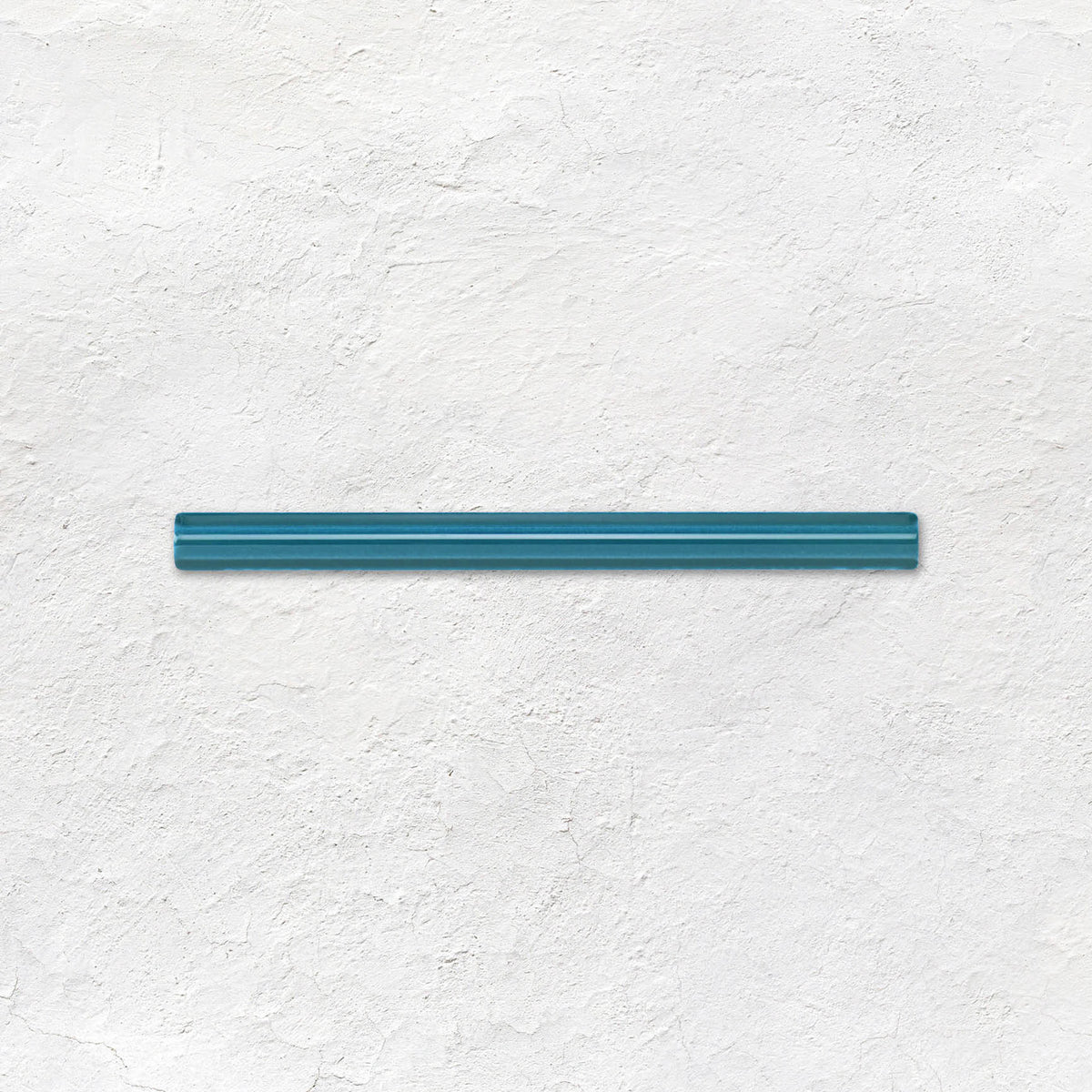 Baroque Blue Omega Moulding Ceramic Wall Tile 152x12mm - Gloss