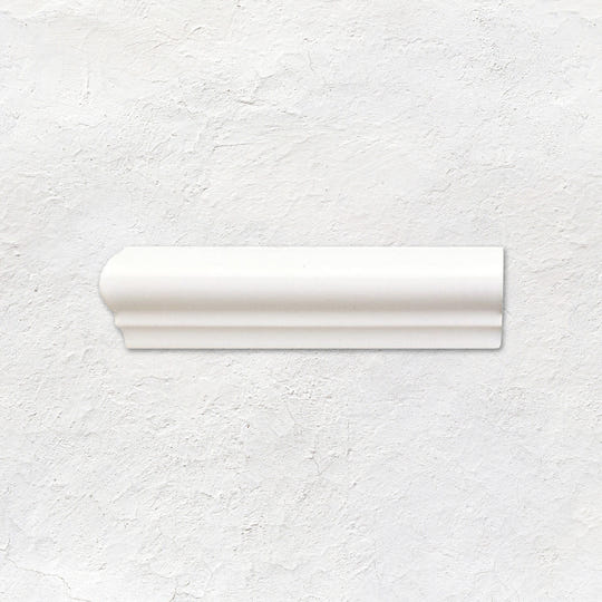 Brilliant White Albert Left External Corner Ceramic Wall Tile - Gloss