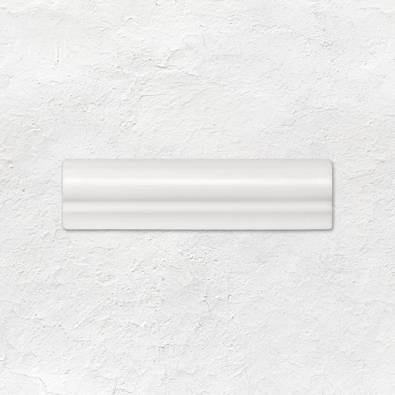 Brilliant White Albert Moulding Ceramic Wall Tile 152x40mm