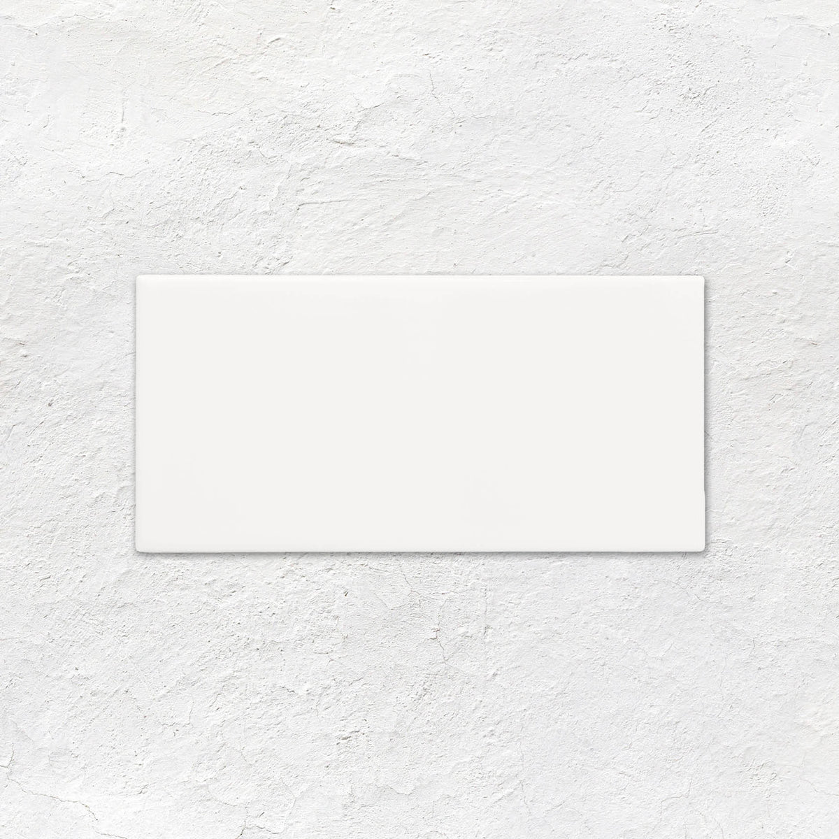 Brilliant White Half Tile 152x76mm - Ceramic - Gloss