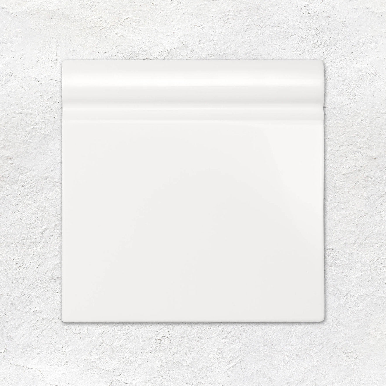 Brilliant White Skirting Tile 152x152mm