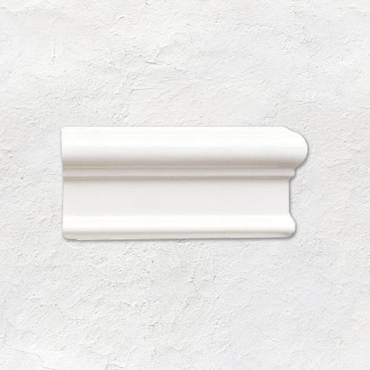 Brilliant White Victoria Right External Corner Ceramic Wall Tile - Gloss
