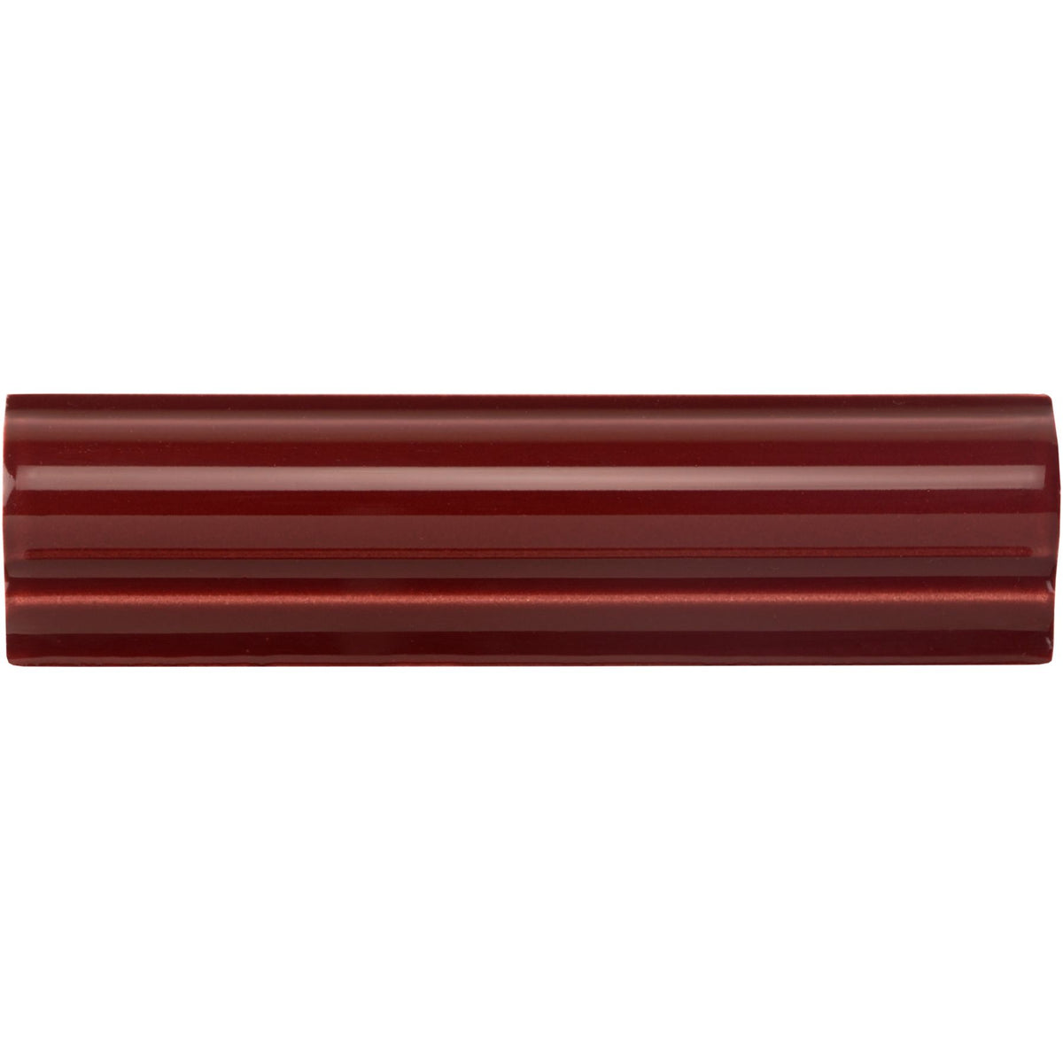 Burgundy Albert Moulding Ceramic Wall Tile 152x40mm - Gloss - Red
