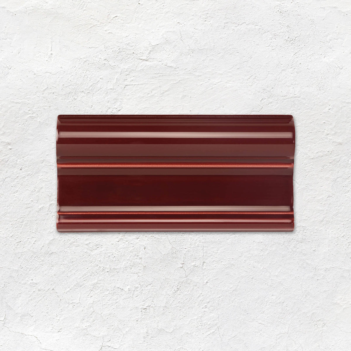Burgundy Victoria Moulding Ceramic Wall Tile 152x75mm - Gloss - Red
