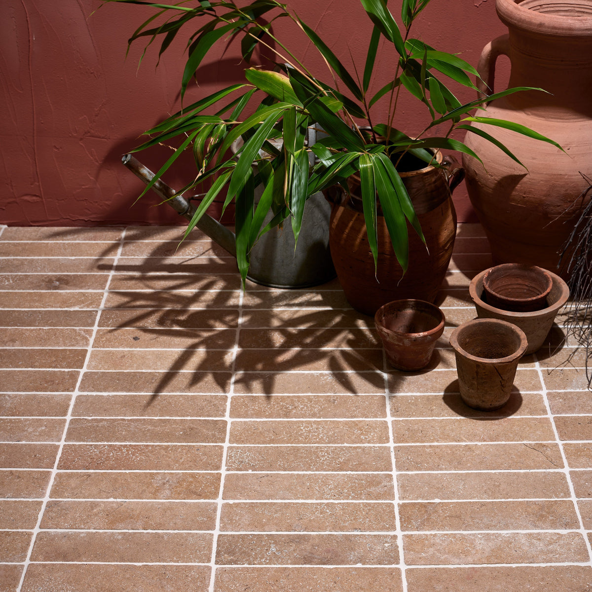 Buscot Limestone Parquet Tumbled & Etched Finish – detail view 3