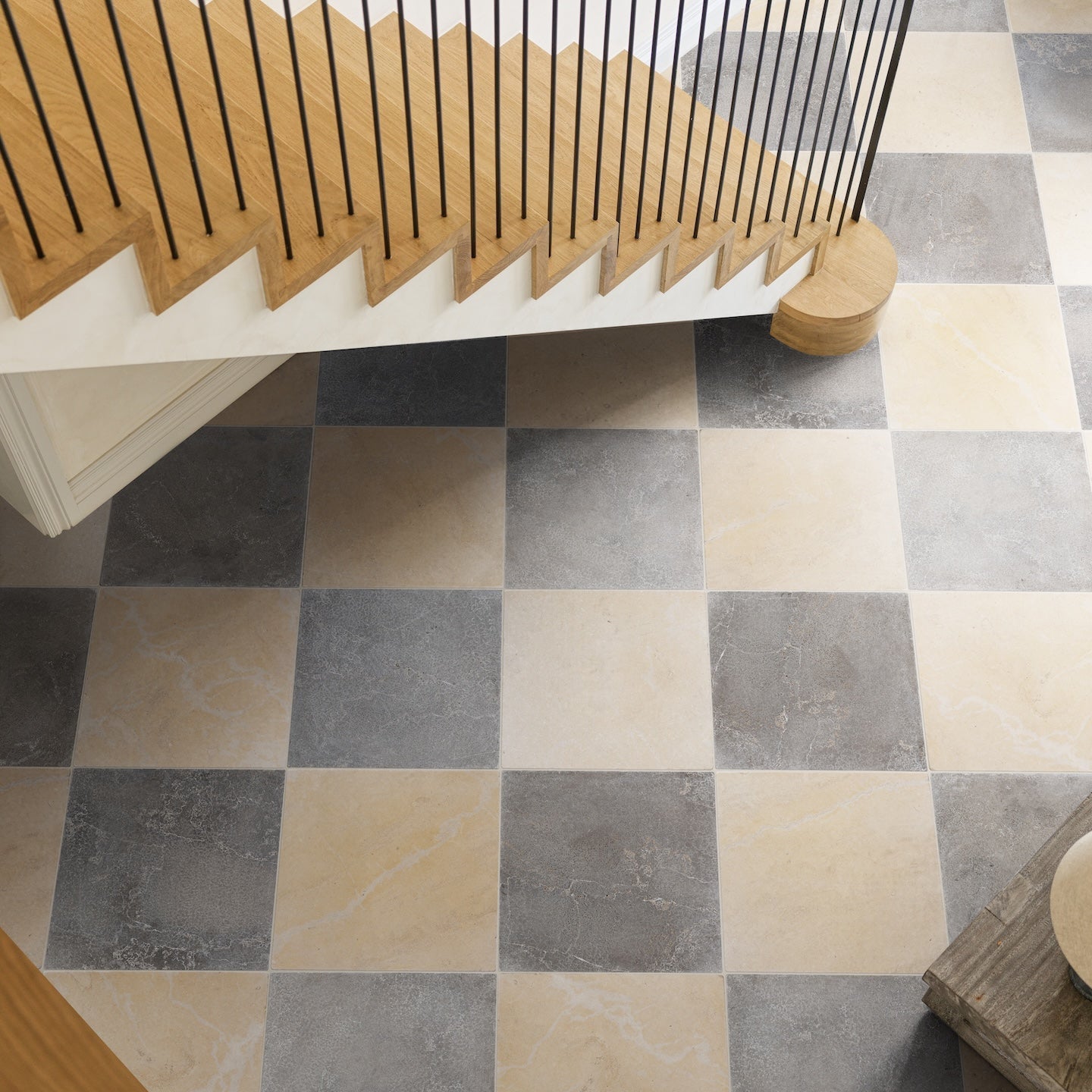Hazlebury Limestone Tumbled & Etched Wall & Floor Tile 60x60cm