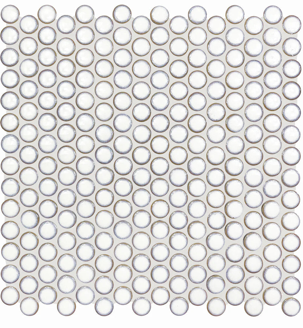 Copenhagen Penny Round White Mosaic