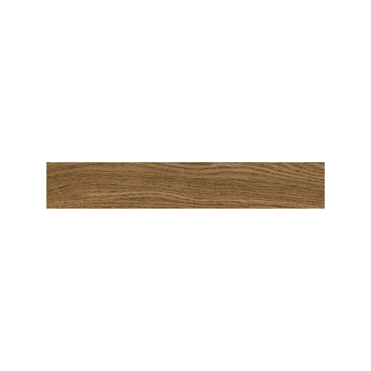 Close detail of grain and knots on a Cotswold Elm wood effect porcelain plank