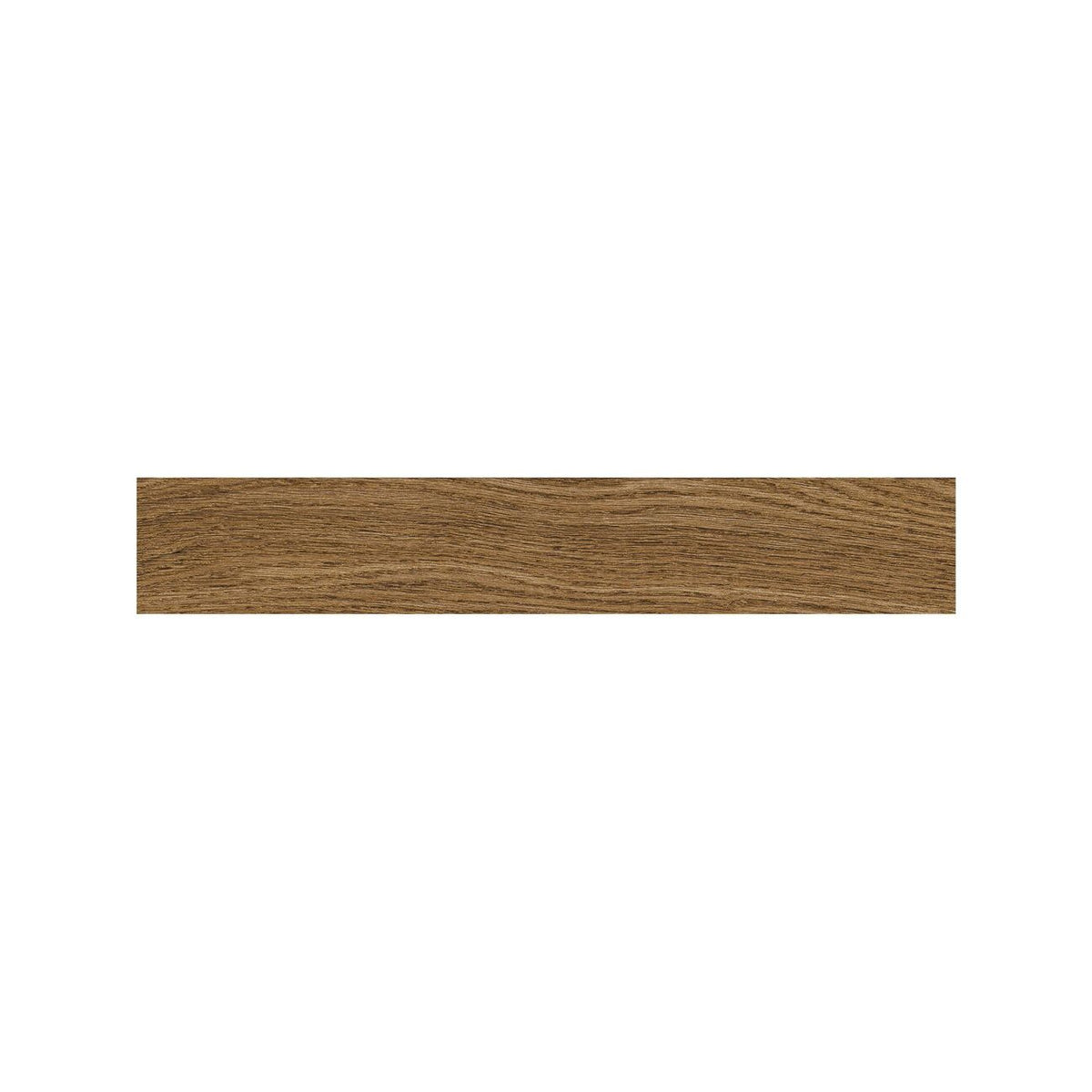 Close detail of grain and knots on a Cotswold Elm wood effect porcelain plank