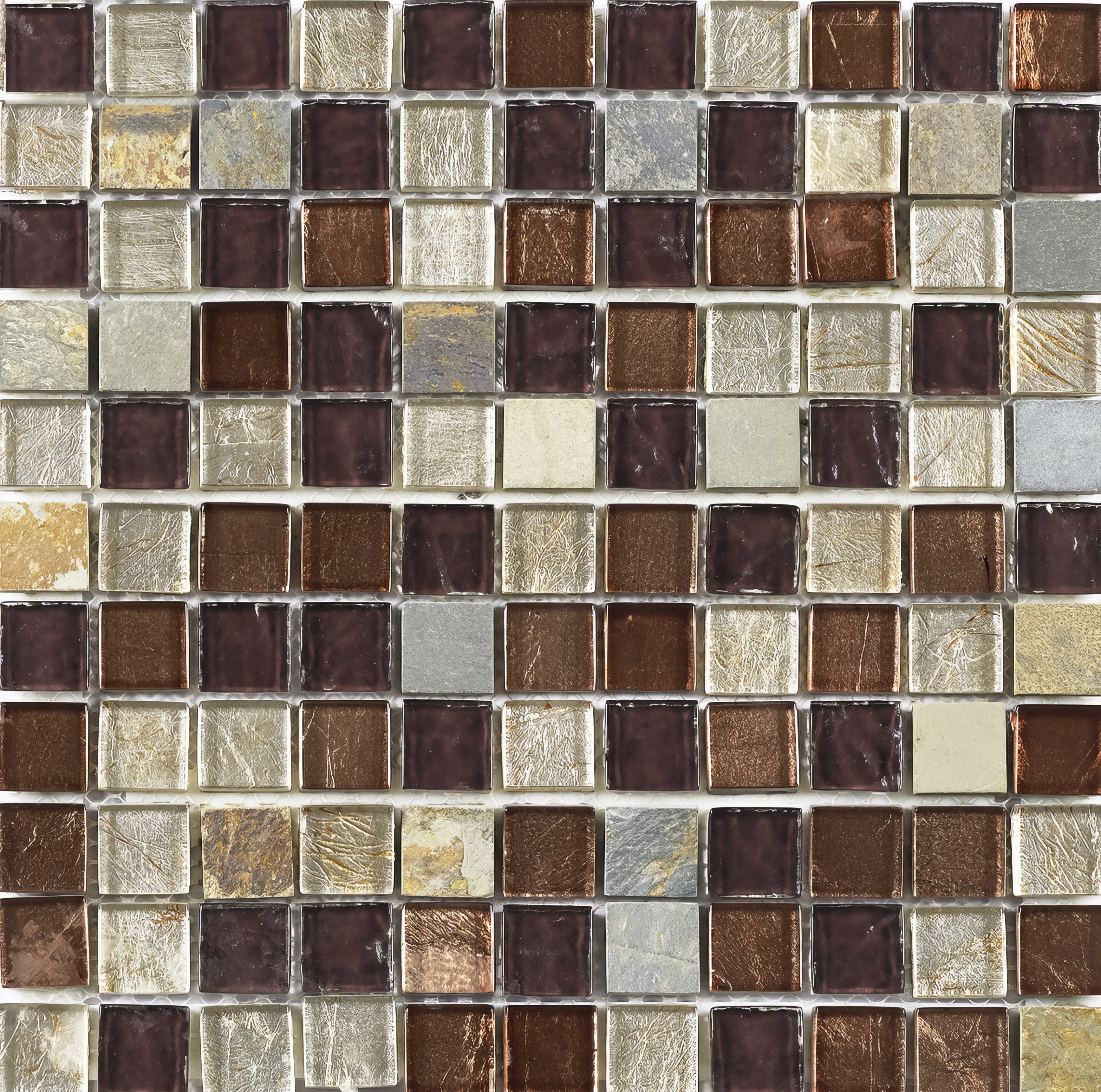 Cascade Glass &amp; Stone Mix Mosaic - Hyperion Tiles