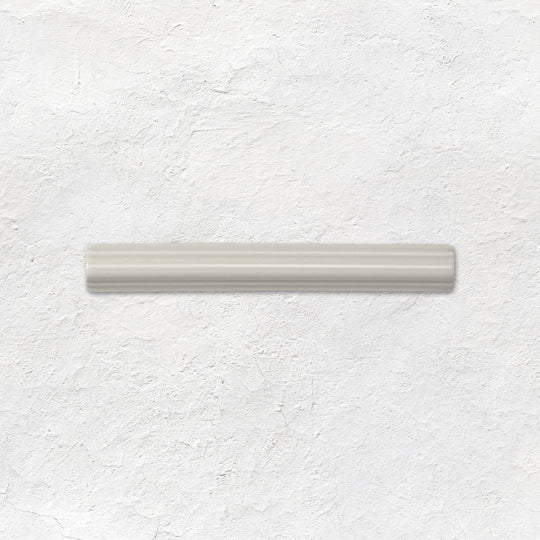 Chancel Grey Astragal Moulding Ceramic Wall Tile 152x21mm - Gloss