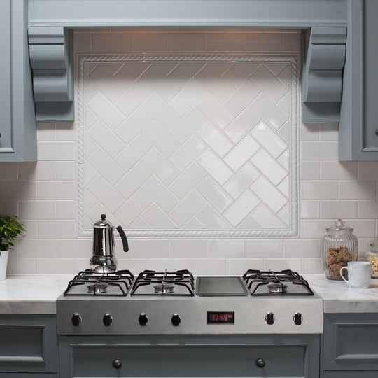 Chancel Grey Half Tile 152x76mm - Ceramic - Gloss