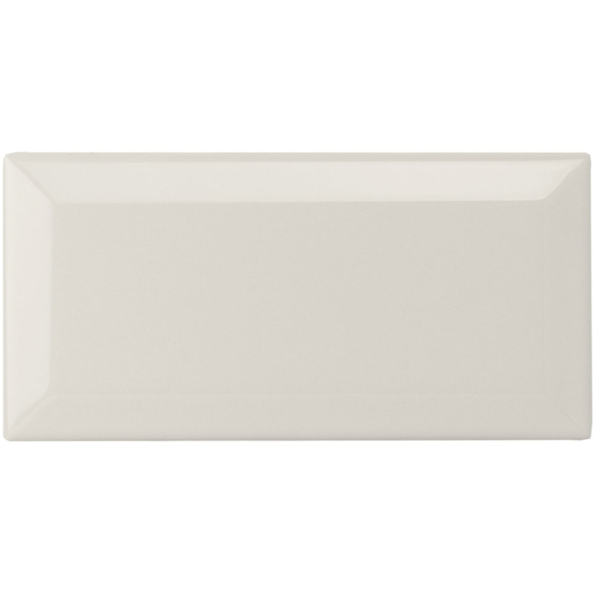 Chancel Grey Metro Bevelled Tile 150x75mm - Ceramic - Gloss