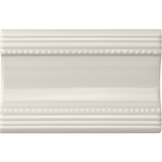 Chancel Grey Plain Cornice Ceramic Wall Tile 152x75mm - alternate view