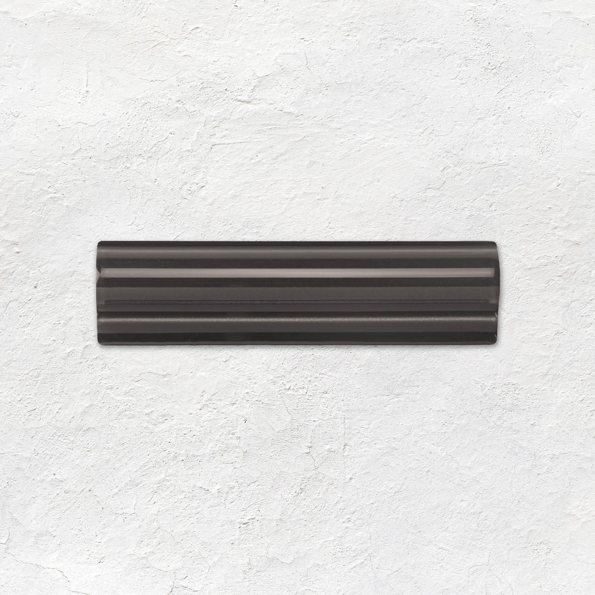 Charcoal Grey Albert Moulding Ceramic Wall Tile 152x40mm - Gloss