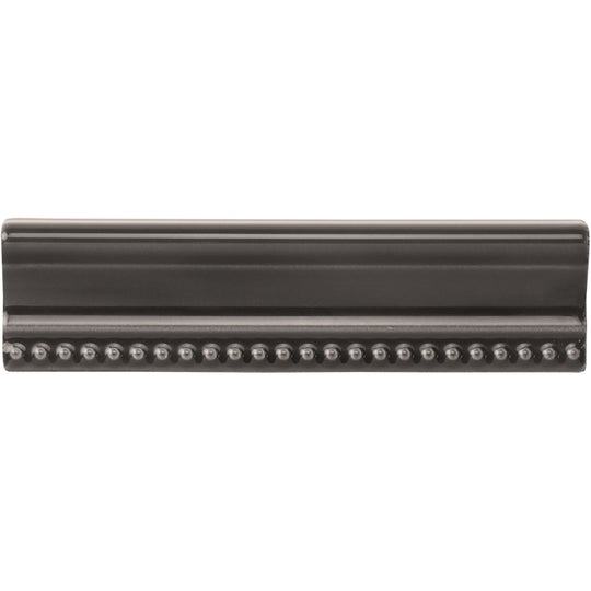 Charcoal Grey Hogarth Moulding Ceramic Wall Tile 152x38mm - alternate view