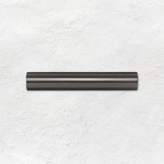 Charcoal Grey Sigma Moulding Ceramic Wall Tile 152x26mm - Gloss