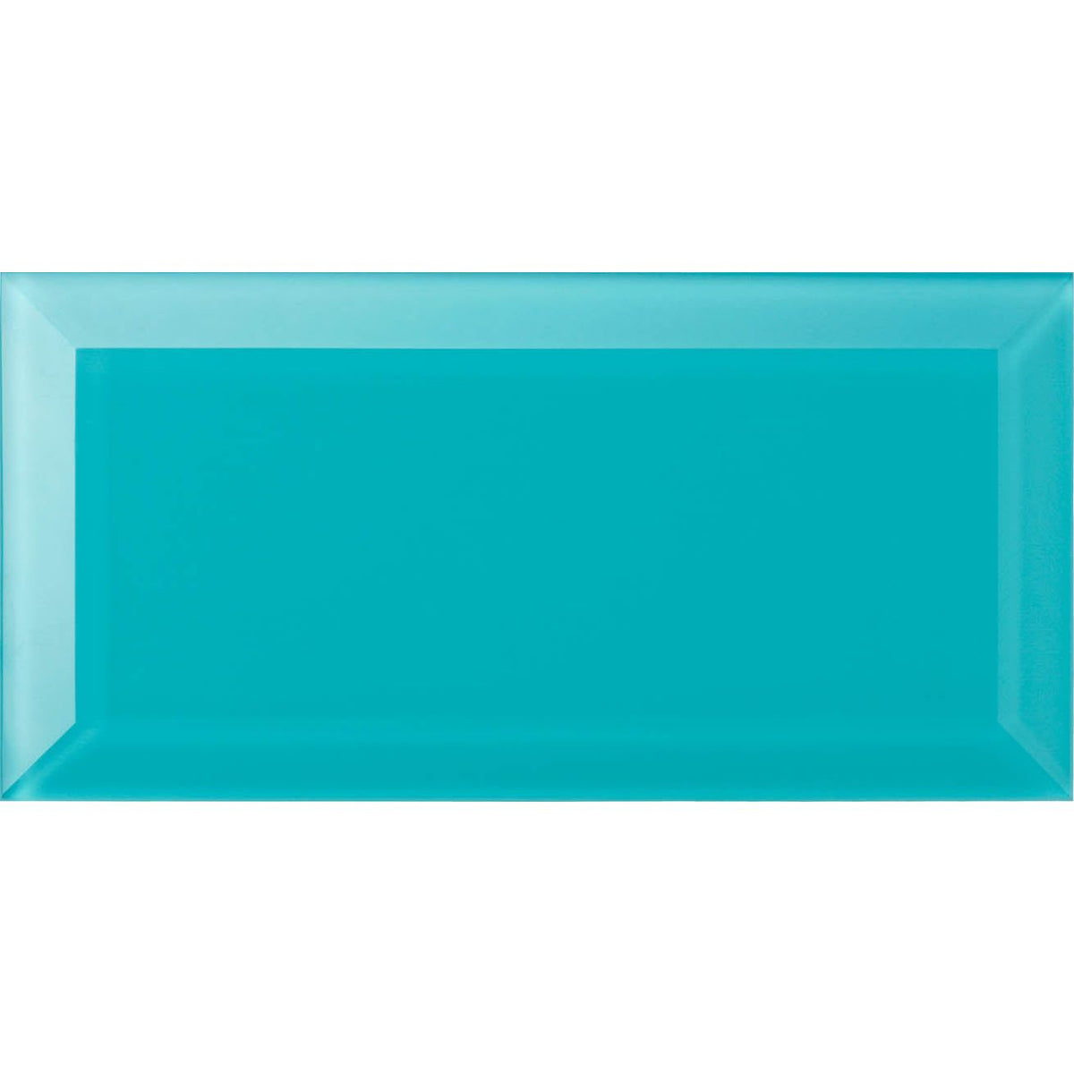 Colorado Clear Bevel Glass 20 x 10cm Wall Tile - Gloss - Neutral