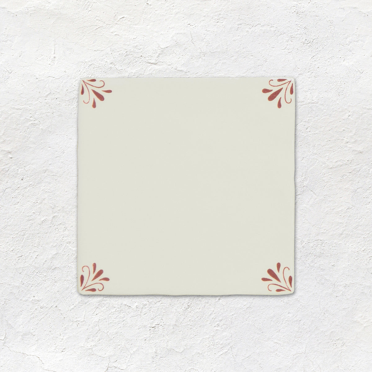 Country Delft Field Tile Ada Burgundy – detail view 4