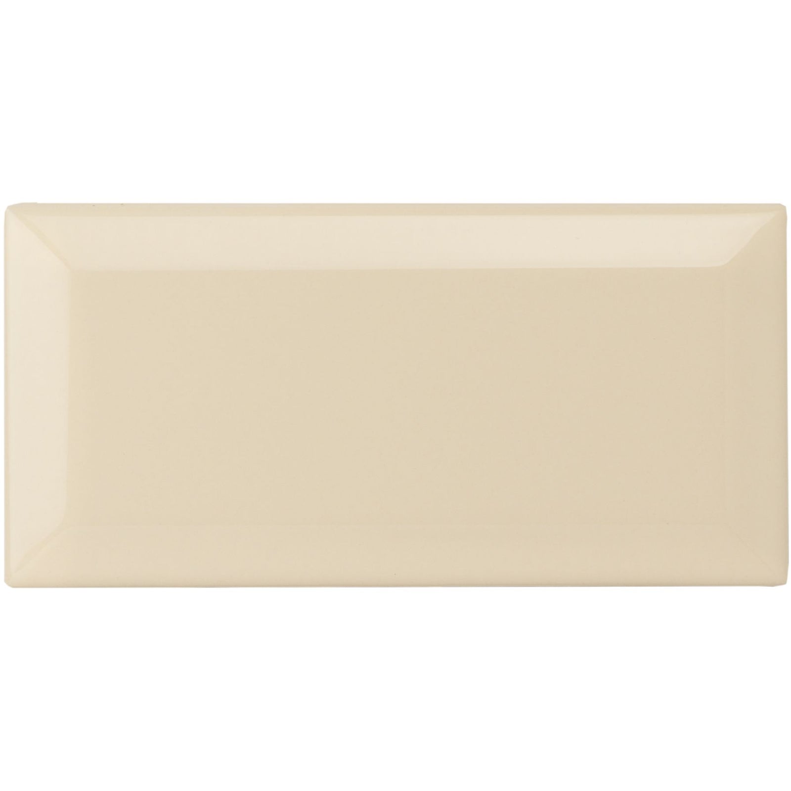 County White Metro Bevelled Tile 150x75mm