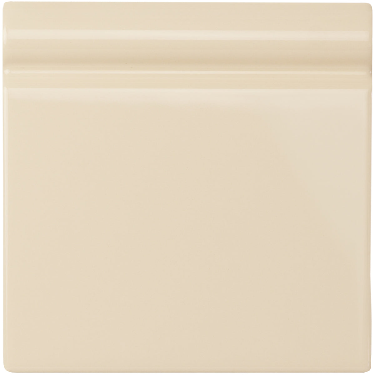 County White Skirting Tile 152x152mm - Ceramic - Gloss