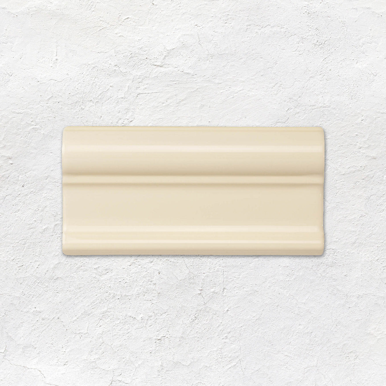 County White Victoria Moulding Ceramic Wall Tile 152x75mm