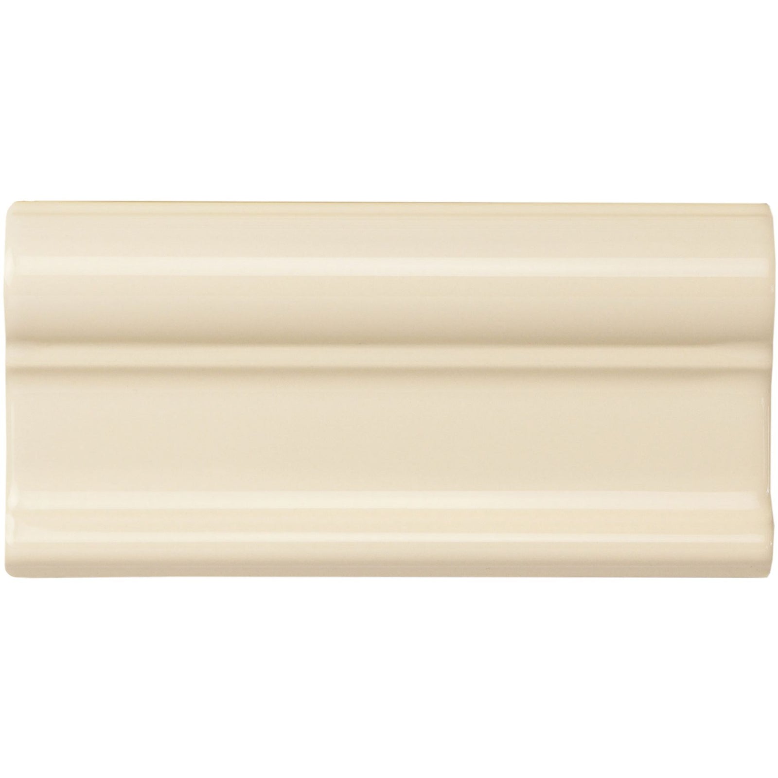 County White Victoria Moulding Ceramic Wall Tile 152x75mm