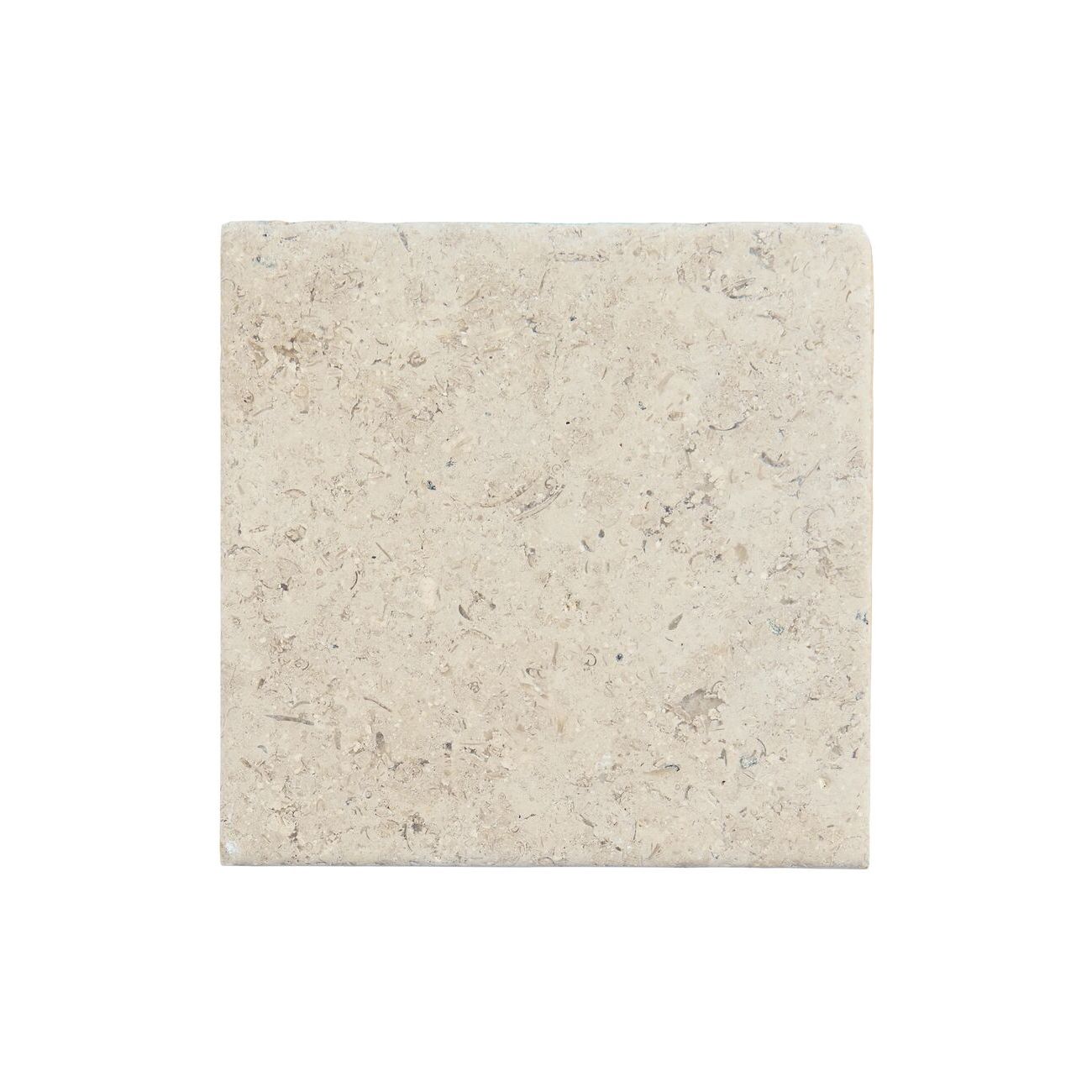 Dijon tumbled limestone 20.1 x 20.1cm cream and beige natural stone tile face