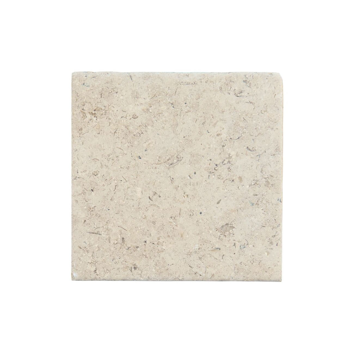 Dijon tumbled limestone 20.1 x 20.1cm cream and beige natural stone tile face
