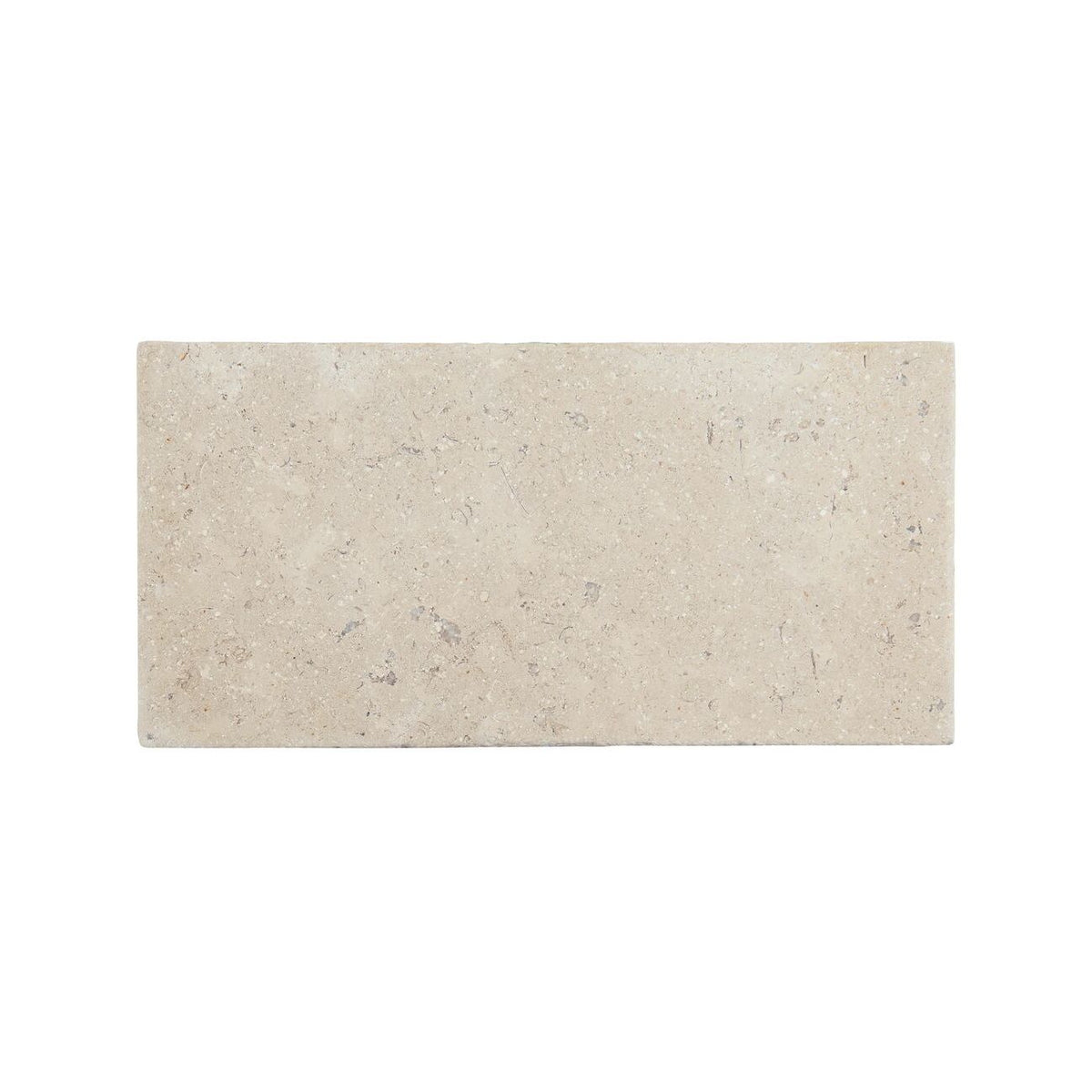 Dijon tumbled limestone 40.6 x 20.3cm cream and beige natural stone surface texture