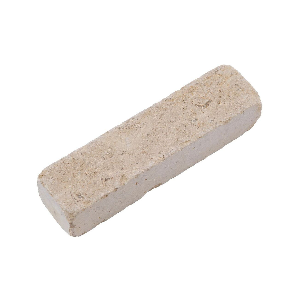 Dijon tumbled limestone 20 x 5cm cream and beige natural stone cobbles edge