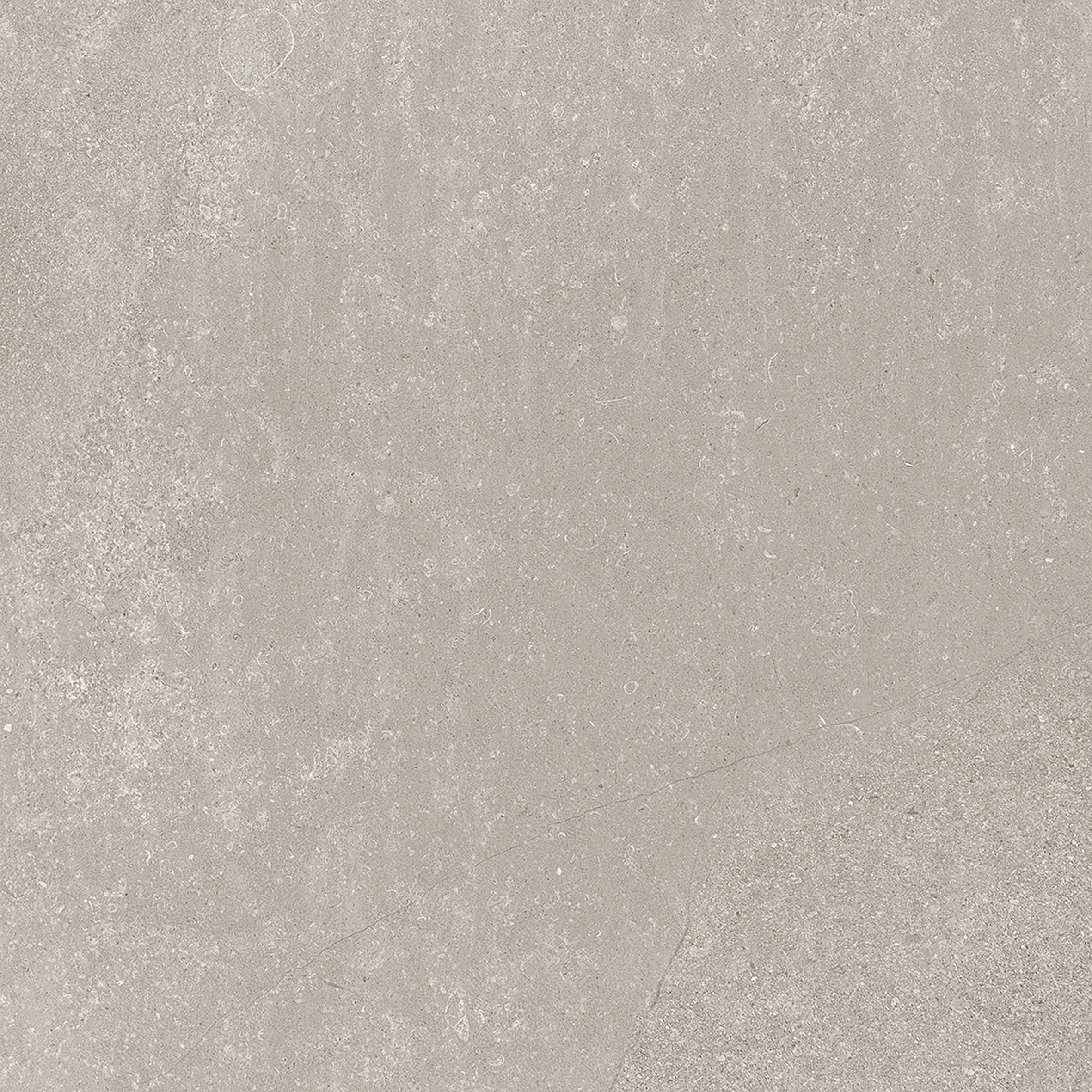 Gray textured ceramic tile with subtle speckles and matte finish from dorset porcelain grey collection