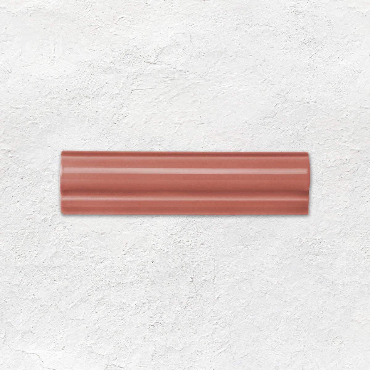 Duchy Pink Albert Moulding Ceramic Wall Tile 152x40mm - Gloss
