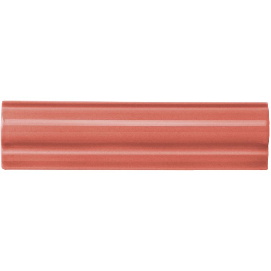 Duchy Pink Albert Moulding Ceramic Wall Tile 152x40mm - Gloss