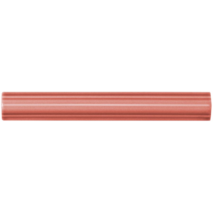 Duchy Pink Astragal Moulding Ceramic Wall Tile 152x21mm - Gloss