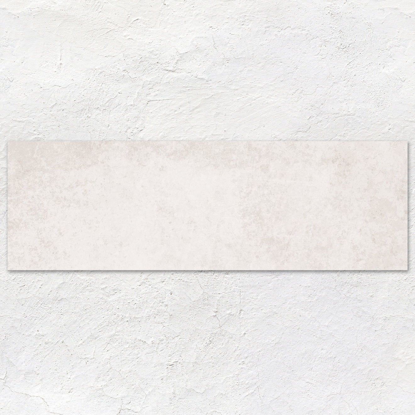 Cream-colored rectangular eastern mist stone coordinating single tile with subtle textured surface resembling natural stone