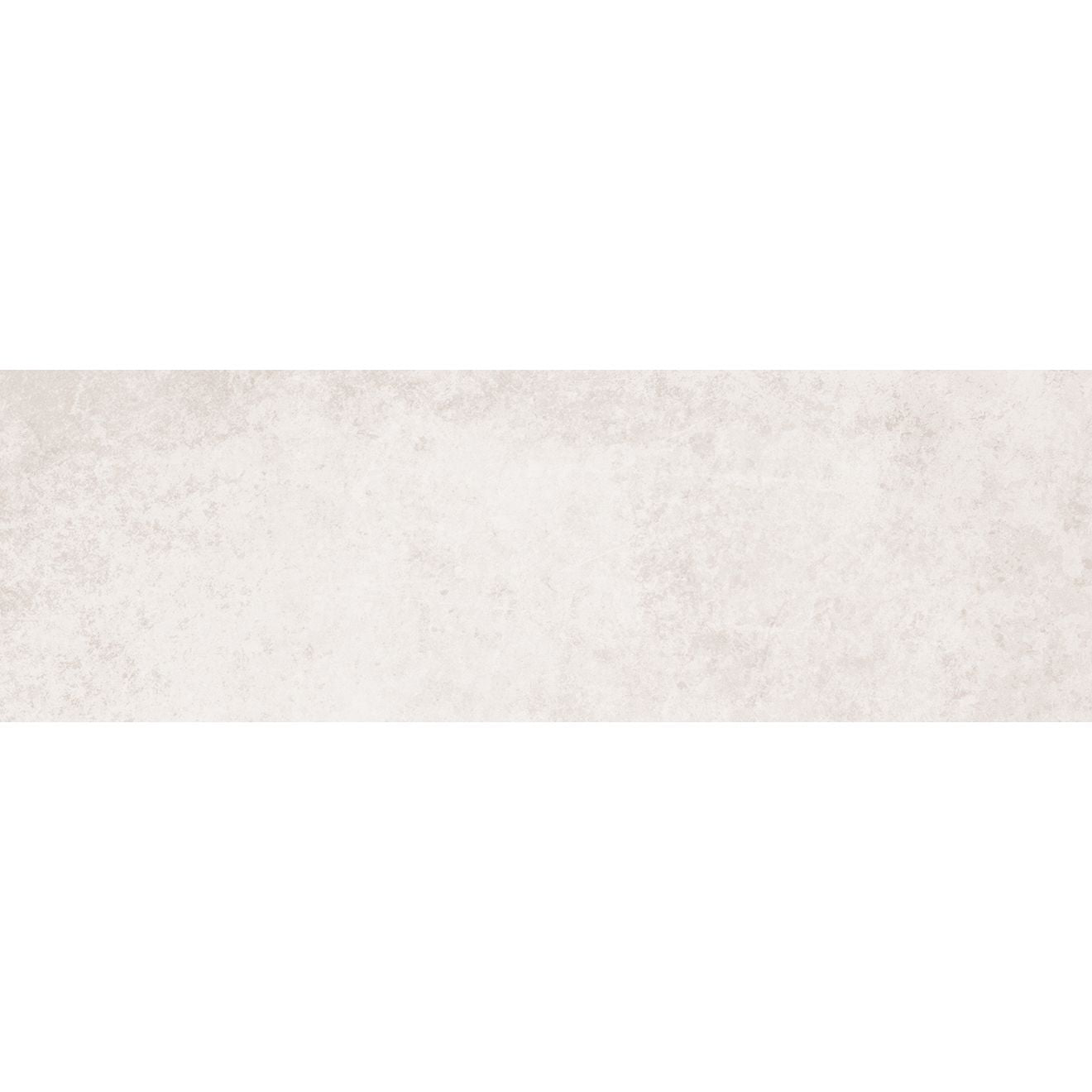 A rectangular off-white ceramic tile with subtle marbled texture and gray veining from Eastern Mist Stone Coordinating