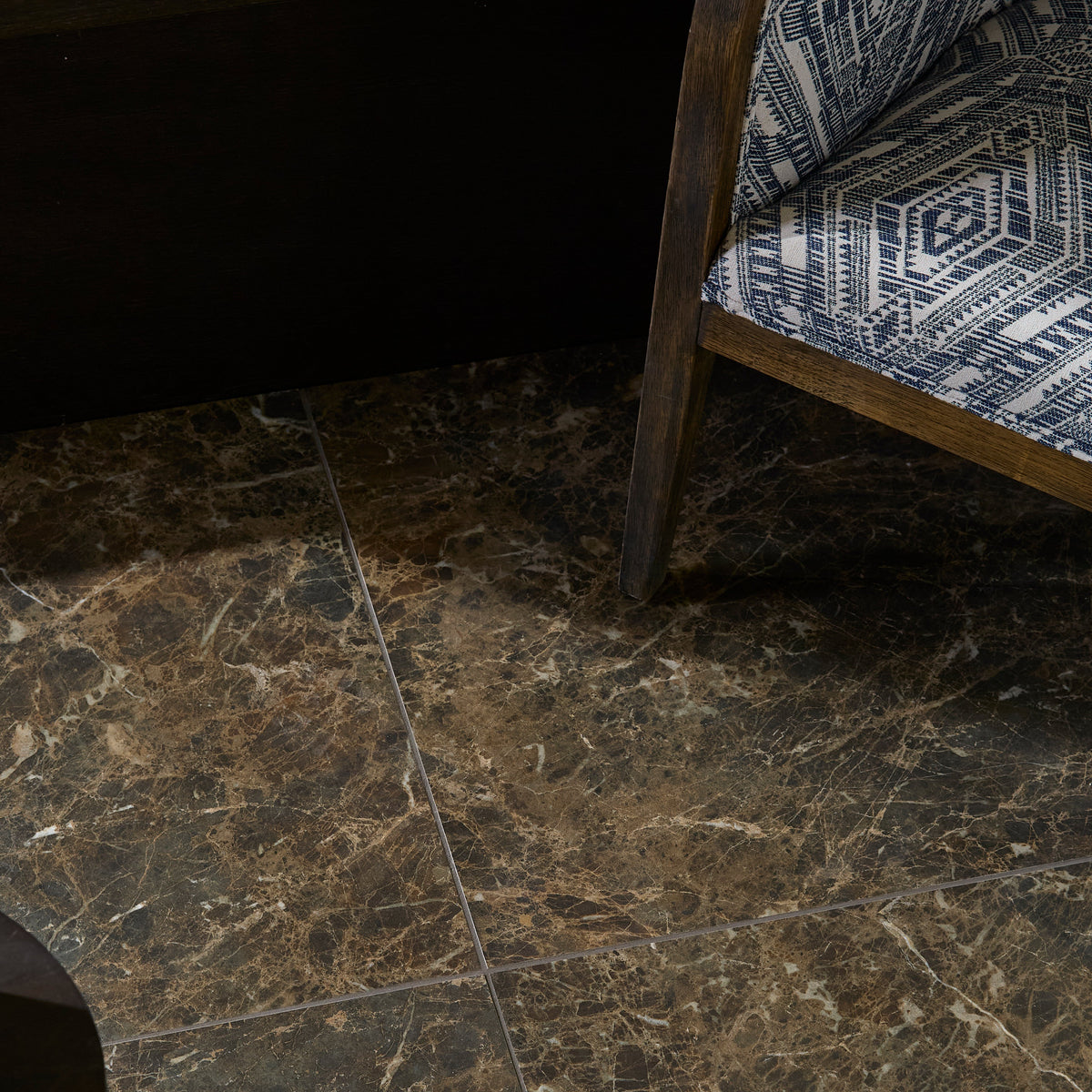 Echelon Porcelain Matt Emperador Wall & Floor Tile - Brown