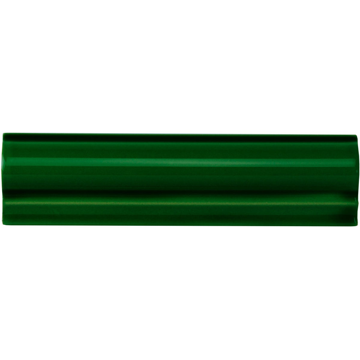 Edwardian Green Albert Moulding Ceramic Wall Tile 152x40mm - Gloss