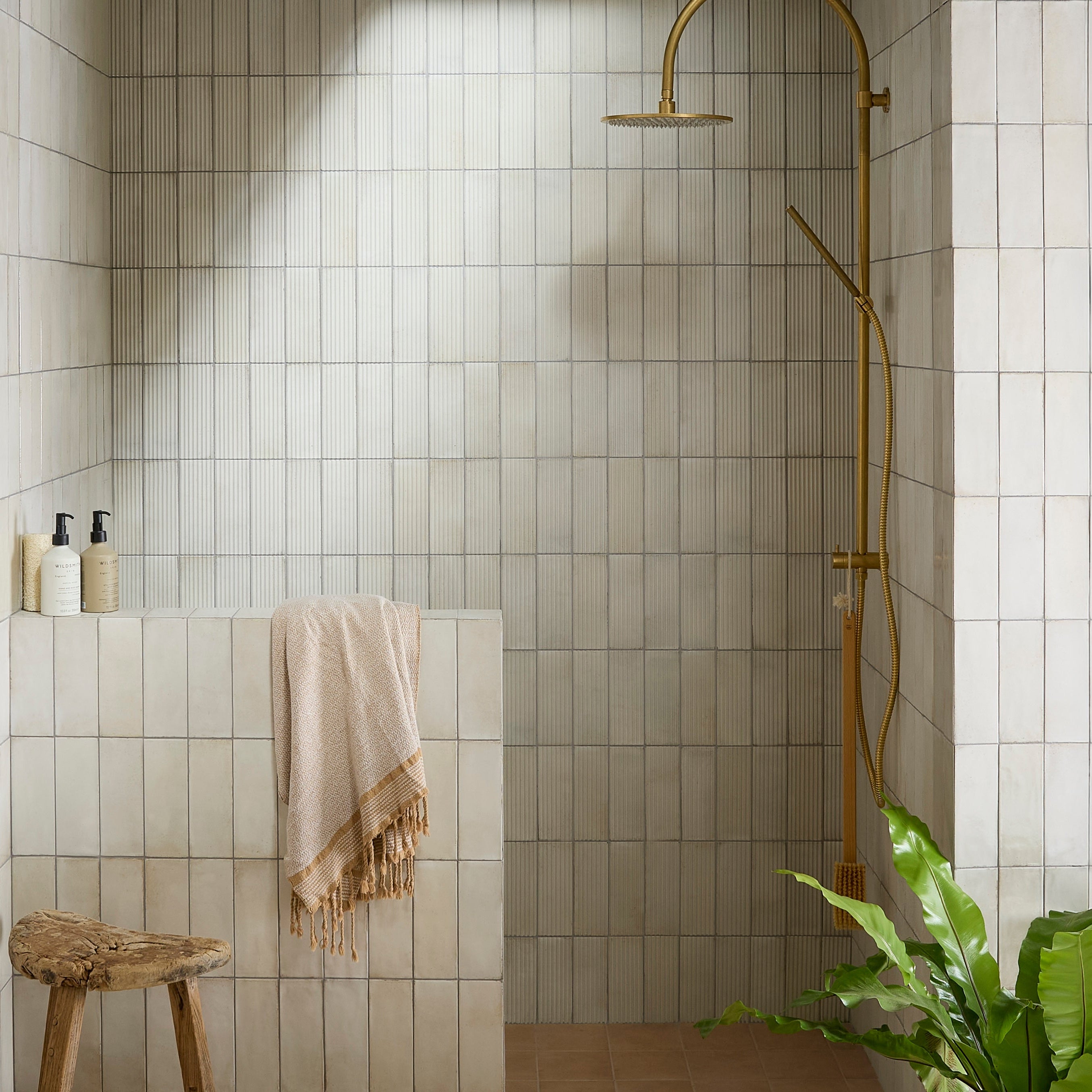 Fontenay Porcelain Pleated 7.5 x 20 Wall Tiles