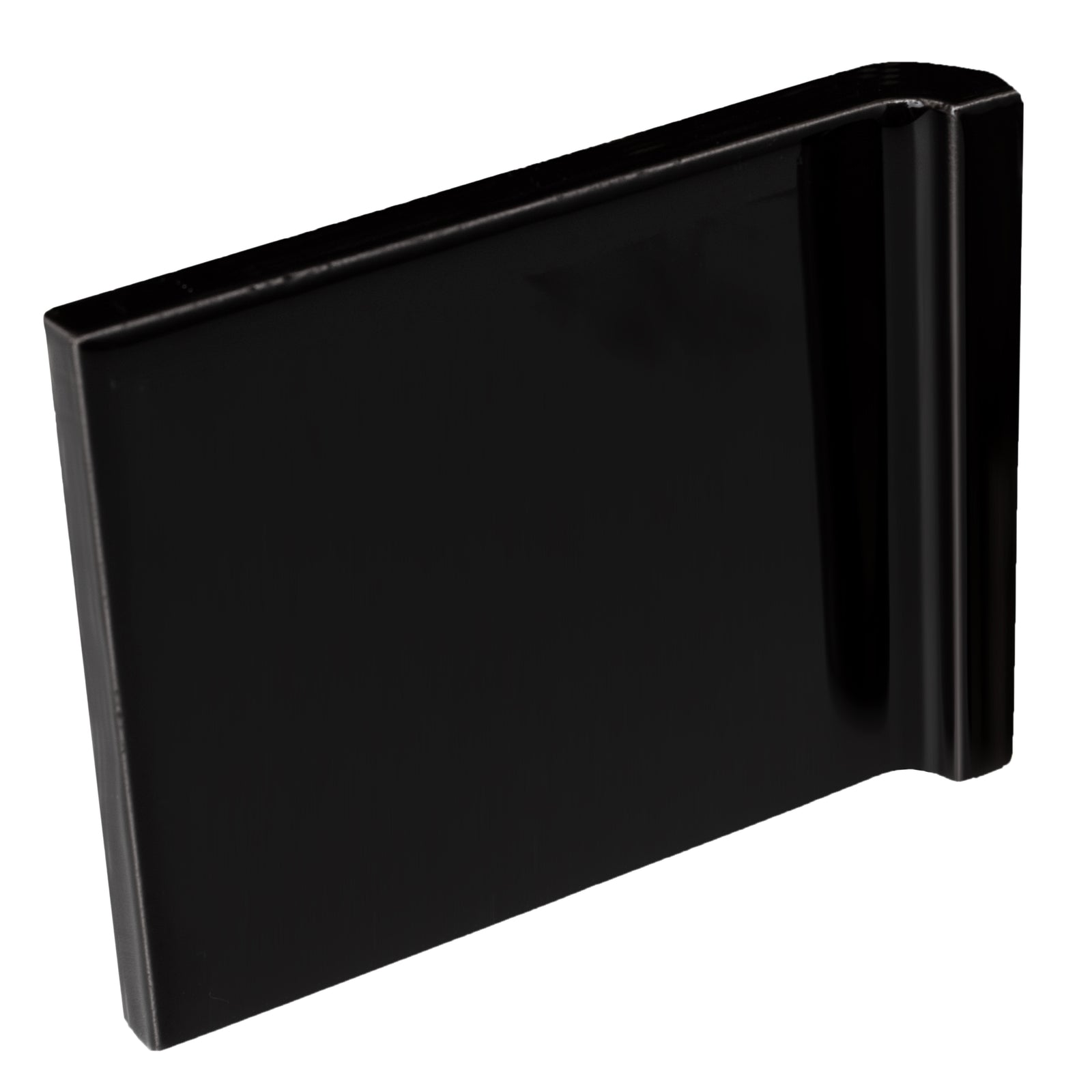 Internal Wrapping Piece Jet Black Ceramic Wall Tile