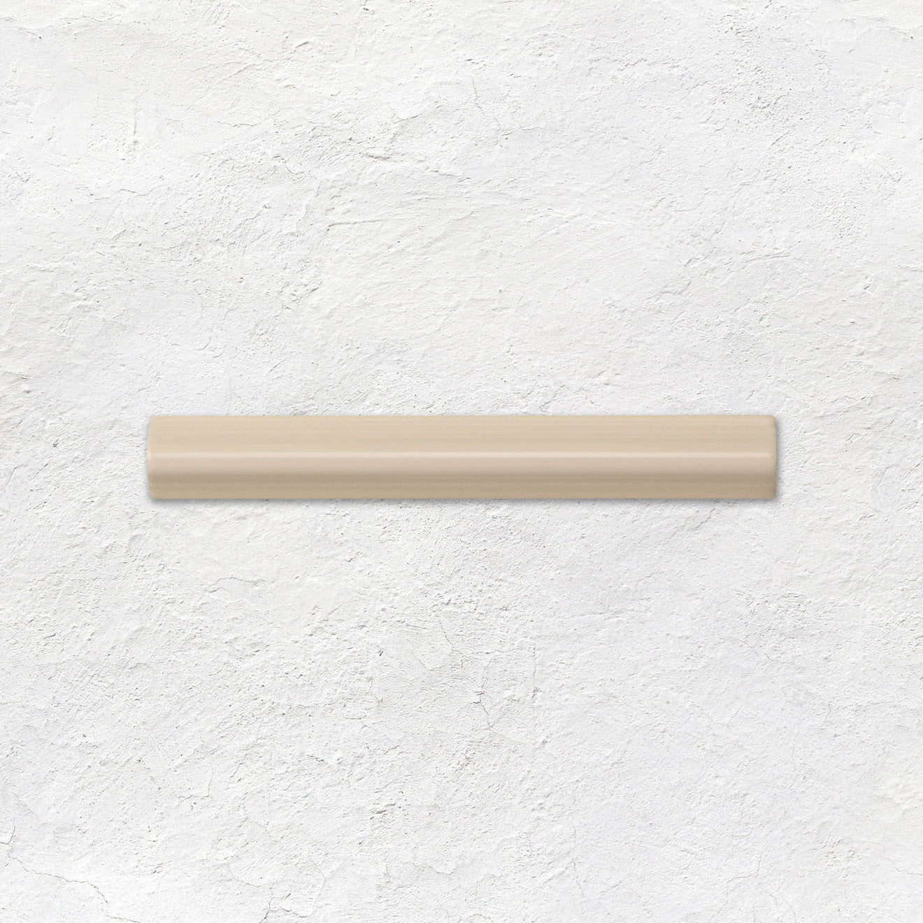 Ivory Astragal Moulding Ceramic Wall Tile 152x21mm