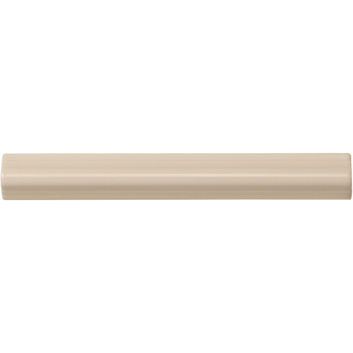 Ivory Astragal Moulding Ceramic Wall Tile 152x21mm - Gloss - Cream & Beige