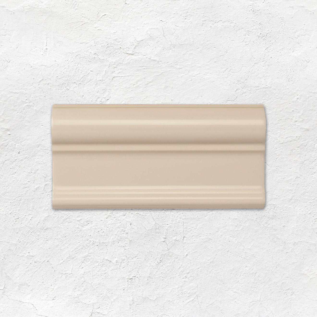 Ivory Victoria Moulding Ceramic Wall Tile 152x75mm